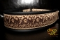 dogs-art Cheetah Martingale Leather Collar - black/brown/cheetah brown