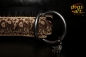dogs-art Cheetah Martingale Leather Collar - black/brown/cheetah brown