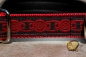 dogs-art Celtic Knot Martingale Leather Collar - black/red/red