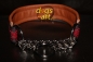 dogs-art Celtic Knot Martingale Chain Leather Collar - brown/black/red