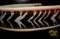dogs-art Zebra Martingale Leather Collar - creme/orange/zebra brown