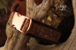 Natural Cork Dog Collar by dogs-art Hardware in rose gold