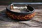 dogs-art Flames 001 Martingale with Chain