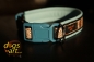 dogs-art Snake Easy Release Buckle Leather Collar - Ready to go