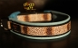 dogs-art Snake Easy Release Buckle Leather Collar - Ready to go