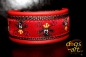 dogs-art Rudi Martingale Leather Collar - fire red/brown/rudi red