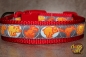 dogs-art Potty Parade Easy Release Buckle Collar - red/potty parade